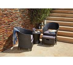 Buy Home Rattan Effect 2 Seater Egg Set With Stools At Argos Co Uk Your Online Shop For Garden Tabl Garden Table And Chairs Garden Furniture Chairs Patio Set