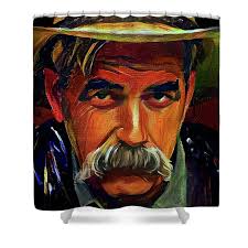 Sam Elliott Shower Curtain