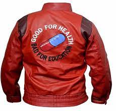Men 39 S Fashion Akira Kaneda Real Leather Jacket Red At Amazon Men S Clothing Store Leather Jacket Men Style Cool Jackets For Men Leather Jacket Men