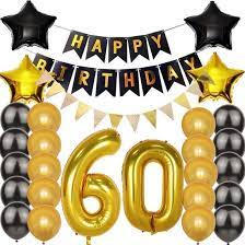 Bol Com Verjaardag 60 Jaar Feest Jubileum Feestversiering Verjaardag Vieren