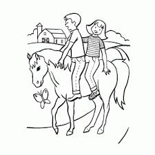 Plaatjes van paarden op de manege, in de wei en een merrie met een veulentje. Kleurplaat Van Een Paard Printen Leuk Voor Kids