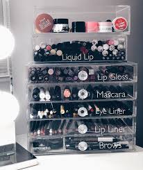 8 Brilliant Makeup Organizer Storage Ideas For Girls Makeup Storage Organization Makeup Organization Vanity Makeup Organization Diy