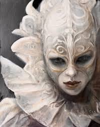 Mask by Liubou Sas (2023) : Painting Oil