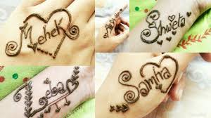 Getting a name tattoo may sound so easy, but we show you how. Name Tattoo On Request Stylish Name Tattoo Designs For Girls New Mehndi Henna Tattoos On Hand 2019 Youtube