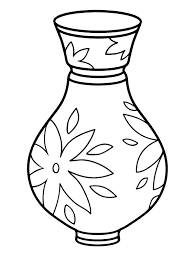 Search through more than 50000 coloring pages. Flower Vase Coloring Page 1001coloring Com