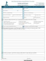Bbb Complaint Form Fill Out And Sign Printable Pdf Template Signnow