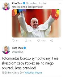 Polityk we wpisie opublikowała również list do swoich wyborców. Roza Thun On Twitter W Oka Mgnieniu Ksiadz Cala Wiedze O Roznicach I Bazie Posiadl Zinterpretowal Zgodnie Z Apostolskim Powolaniem I Misja Przygarniania Owieczek By Umacniac Je W Wierze Bog Zaplac Jeszcze