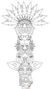 Free Printable Totem Pole Coloring Pages For Kids Paginas Para Colorear Para Ninos Libro De Colores Dibujos