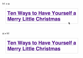 What can cause that ? Link In Header Or Header In Link Css Tricks