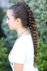 5 Minute Hairstyle Video Tutorials Braids Hairstyles Pictures Braided Hairstyles Hair Braid Videos