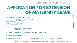 • contact military installations in region for names of providers leaving service and ask about opportunities to communicate with them. Extension Of Maternity Leave Letter Sample Letter For Maternity Leave Extension Letters In English
