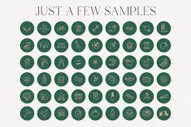 Then i selected a background (2), added font and an image (3) and finally saved it as a jpeg to my phone (4). 270 Emerald Green Rose Gold Instagram Highlight Cover Images Modern Instagram Story Covers Bonus Transparent Png Files Instagram Icons Instagram Icons Pencil Gift Instagram