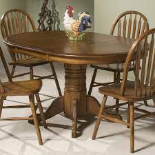 Oak pedestal table and chairs. Intercon Classic Oak Single Pedestal Round Dining Table Rife S Home Furniture Dining Tables