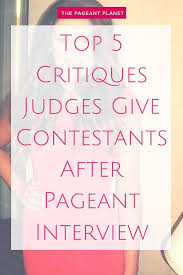Interview Pageant Interview Pageant Interview Questions Pageant Questions