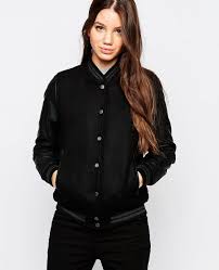 Black And White Varsity Jacket Womens Http Www Quickapparels Com Bellfield Women Varsity Jacket Html Varsity Jacket Jackets Varsity Bomber Jacket