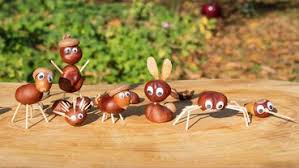 Wir haben ein paar bastelideen mit kastanien, eicheln und blättern. Basteln Mit Kastanien Im Herbst Kreative Ideen Fur Kinder