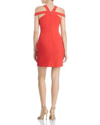 Bcbgmaxazria Cutout Cocktail Dress Jewel Red Lace Dress With Sleeves Designer Cocktail Dress Cocktail Dresses Online