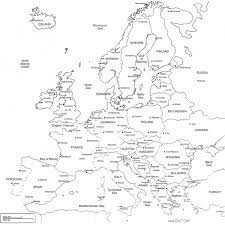 Pdf cartina politica europa da stampare formato a4. Disegno Di Cartina Europa Da Colorare Per Bambini Disegnidacolorareonline Com