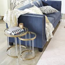 Acrylic Nesting Tables Set Of Two Pier 1 Imports Table Accent Table Coffee Table