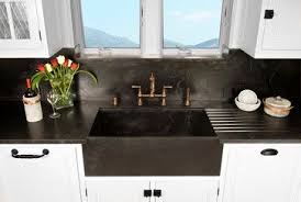 kitchen sinks: soapstone for germ free