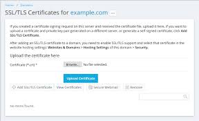 How To Install An Ssl Certificate For A Domain In Plesk Let S Encrypt Other Certificate Authorities Plesk Help Center