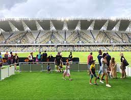 Proposed new stadium in townsville will serve as the main sports event venue for the entire north queensland region, thus the temporary name. Locals Given First Look At New Queensland Country Bank Stadium Cox