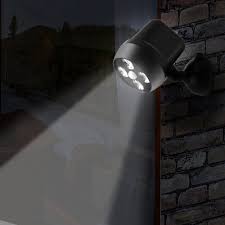 Solar Motion Sensor Light Outdoor Dim Light Sensor Waterproof 4 Led Spotlight For Front Door Beautifulhalo Com