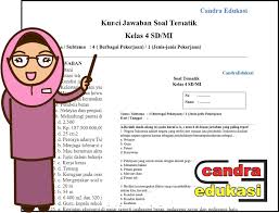 Soal Tematik Kelas 4 Tema 4 Subtema 1 Dan Kunci Jawaban Teori Dan Soal