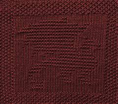 Whenever you knit past a w&t stitch, be sure to pick up the wrap. Free Dragon Dishcloth Or Afghan Square Knitting Pattern