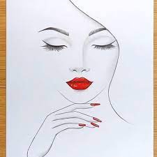 If you are a beginner and keen to learn hand lettering, then you can start practicing using simple drawing pencil rather than investing in expensive calligraphy. Pencil Sketch Of Beautiful Girl Art Sketches Beautiful Girl Pencil Sketch Beauty Art Drawings Art Drawings Beautiful Drawings