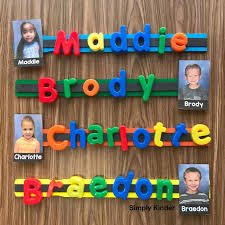 Paint Stick Names Simply Kinder Preschool Names Preschool Name Recognition Activities