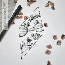 Space Galaxy Astronomy Dotwork Tattoo Design Tatuering Weltraum Tattoos Tattoo Hals Schmetterlingszeichnung