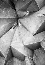 Gottfried böhm's mary queen of peace pilgrimage church in neviges near dusseldorf resembles a jagged mountain. Rudy Godinez Gottfried Bohm Neviges Pilgrimage Church