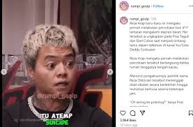Rumah Tangga dengan Wendy Walters Hancur, Reza Arap Ngaku Pernah Coba Bunuh  Diri