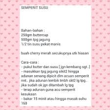 Lapisan bawah bahan a 200 gm tepung beras 250 ml santan pekat 450 ml air 1 sb tepung jagung 150 gm gula caster 1 sk garam 200 g. Resepi Biskut Raya Azie Kitchen Www Sedapresepi Buzz