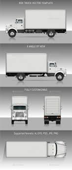 Box Truck Vector Template Truck Paint Jobs Truck Graphics Truck Design