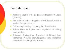 Pengenalan Logika Informatika Ppt Download