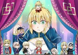 Artoria Pendragon Saber Saber Alter Mysterious Heroine Saint Saber Nero Claudius Okita Souji Jeanne D Arc Fate Gra Fate Stay Night Fate Chibi