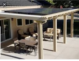 Idea For Solar Panel Roof Top Pergola Solar Patio Solar Panels Roof Solar Pergola
