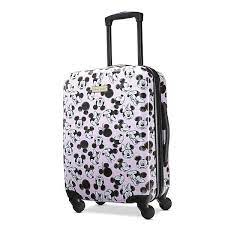 Disney minnie mouse soft side trolley kids luggage case 17 inch suitcase. American Tourister Disney S Minnie Mouse Minnie Loves Mickey Hardside Spinner Luggage