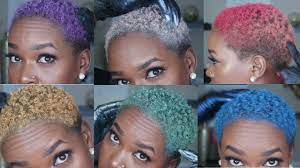 Before you wash your hair, add an oil treatment and leave for around half an hour before washing. How To Color Natural Hair Multiple Colors No Bleach Youtube