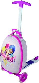 Nickelodeon Shimmer And Shine 16 Inch Children S Scooter Luggage With Images Shimmer Shine Childrens Scooters Hello Kitty Birthday Party