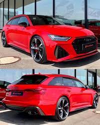 The New 2020 Audi Rs6 Avant Spotted Spec D In Red Phot Audi Rs6 Audi Wagon Audi Cars