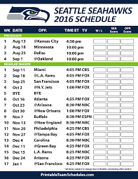Seattle Seahawks Schedule 2016 17 Seattle Seahawks Seattle Seahawks Football Seahawks Football
