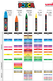 Dubai Uni Posca Pc 17k Painting Marker 15mm 8 You Pick