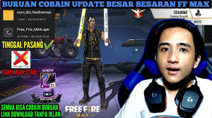 Garena free fire, one of the best battle royale games apart from fortnite and pubg, lands on windows so that we can continue fighting for survival on our pc. Buruan Cobain Update Besar Ff Max Terbaru Cara Download Tanpa Google Play Store Free Fire Indonesia Youtube