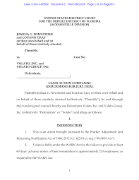 UNITED STATES DISTRICT COURT FOR THE MIDDLE DISTRICT OF FLORIDA  JACKSONVILLE DIVISION JOSHUA G. NEWSTEDER and LOUANN GRAY