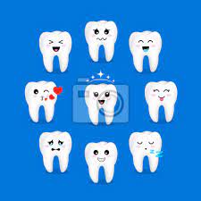 Maybe you would like to learn more about one of these? Set Von Niedlichen Cartoon Zahn Emoticons Mit Verschiedenen Gesichtsausdrucken Fototapete Fototapeten Medicals Smileys Zahnschmerzen Myloview De