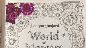 Prismacolor pencils numbers:1008 parma violet 1007 imperial violet 956 lilac 1026 greyed lavender 934 lave. Johanna Basford World Of Flowers Title Page Colour Along Part 2 Derwent Inktense Youtube