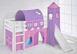 Vorhangset mit turm für hochbett fussball : Lilokids Spielbett Jelle Eiskonigin Lila Kaufland De